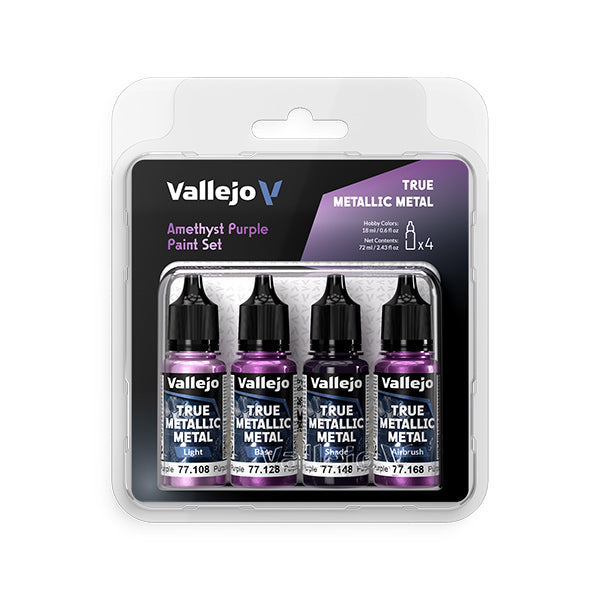 Vallejo: True Metallic Metal Set - Brazos Valley Hobby & Games