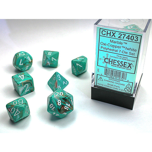 Chessex Marble Series 7-Die Sets