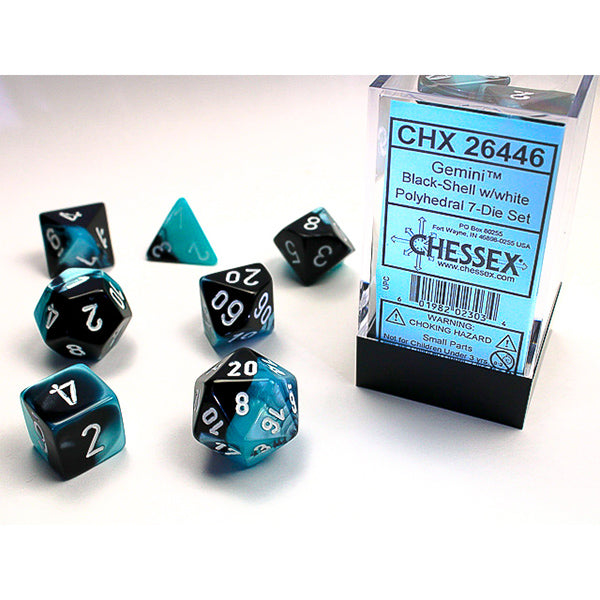 Chessex Gemini Series Polyhedral Dice Sets - Brazos Valley Hobby & Games