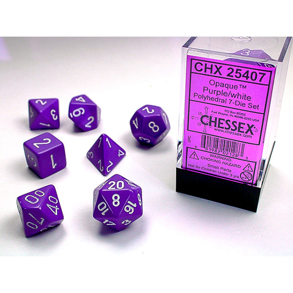 Chessex Opaque Series 7-Die Sets