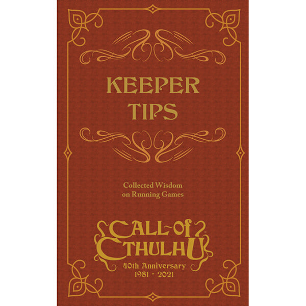Call of Cthulhu: 7e Keeper Tips Book- Collected Wisdom - Brazos Valley Hobby & Games
