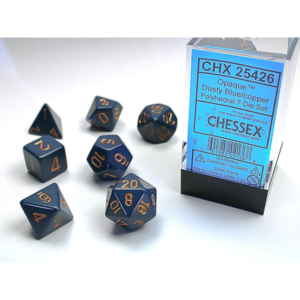 Chessex Opaque Series 7-Die Sets