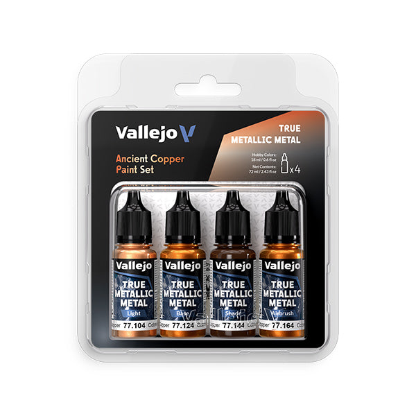 Vallejo: True Metallic Metal Set - Brazos Valley Hobby & Games