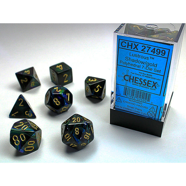 Chessex Lustrous Series 7-Die Sets