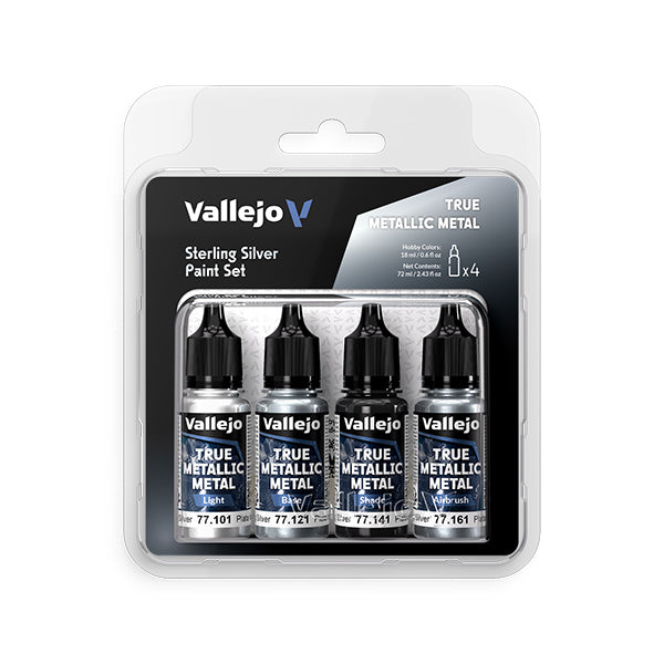 Vallejo: True Metallic Metal Set - Brazos Valley Hobby & Games