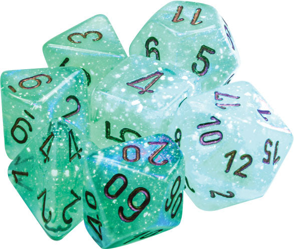 Chessex Borealis Series Polyhedral Dice Sets