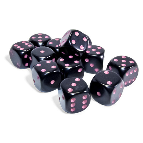 Chessex Opaque Series D6 Dice Sets - Brazos Valley Hobby & Games