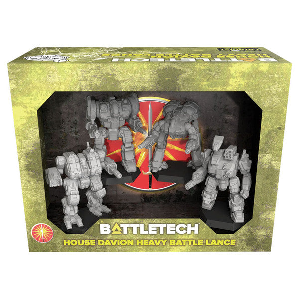 Battletech: House Davion Heavy Battle Lance Force Pack - Brazos Valley Hobby & Games