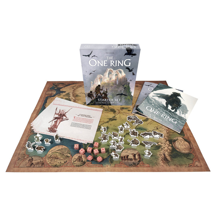 The One Ring: Starter Set - Over Hill and Under Hill - Brazos Valley Hobby & Games