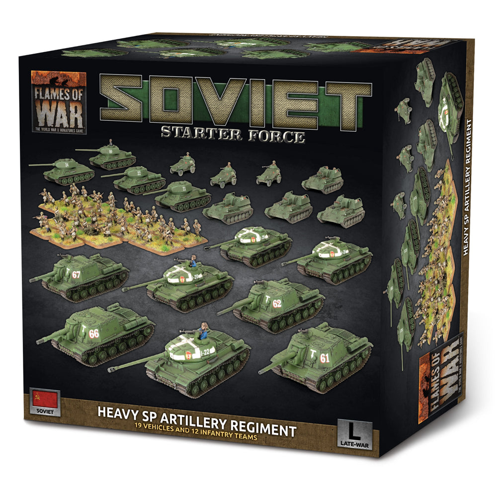 Flames of War - Soviet Starter Force: Heavy SP Artillery Regiment