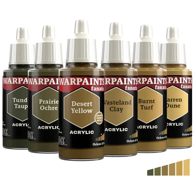 The Army Painter Warpaints Fanatic - Ochres and Tans - Brazos Valley Hobby & Games