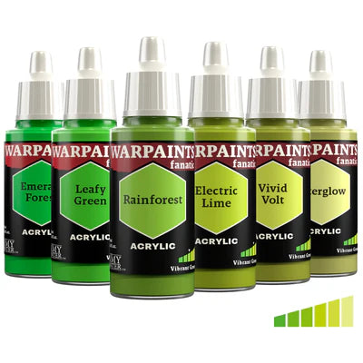The Army Painter Warpaints Fanatic - Vibrant Greens - Brazos Valley Hobby & Games