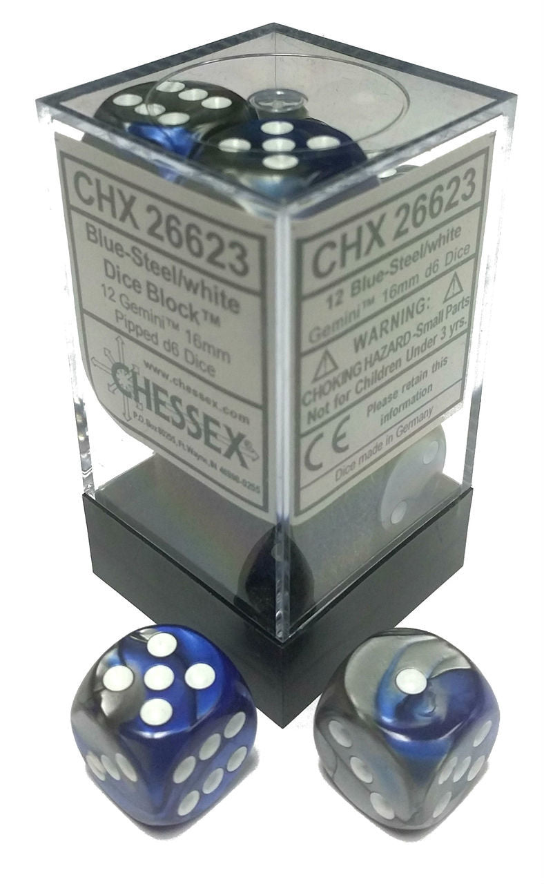 Chessex Gemini Series D6 Dice Sets - Brazos Valley Hobby & Games