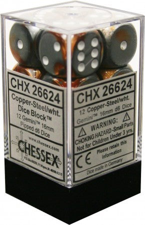 Chessex Gemini Series D6 Dice Sets - Brazos Valley Hobby & Games