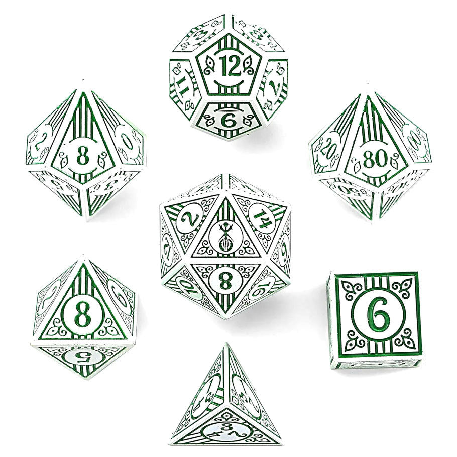 HYMGHO Metal 7-set Polyhedral Dice - Brazos Valley Hobby & Games