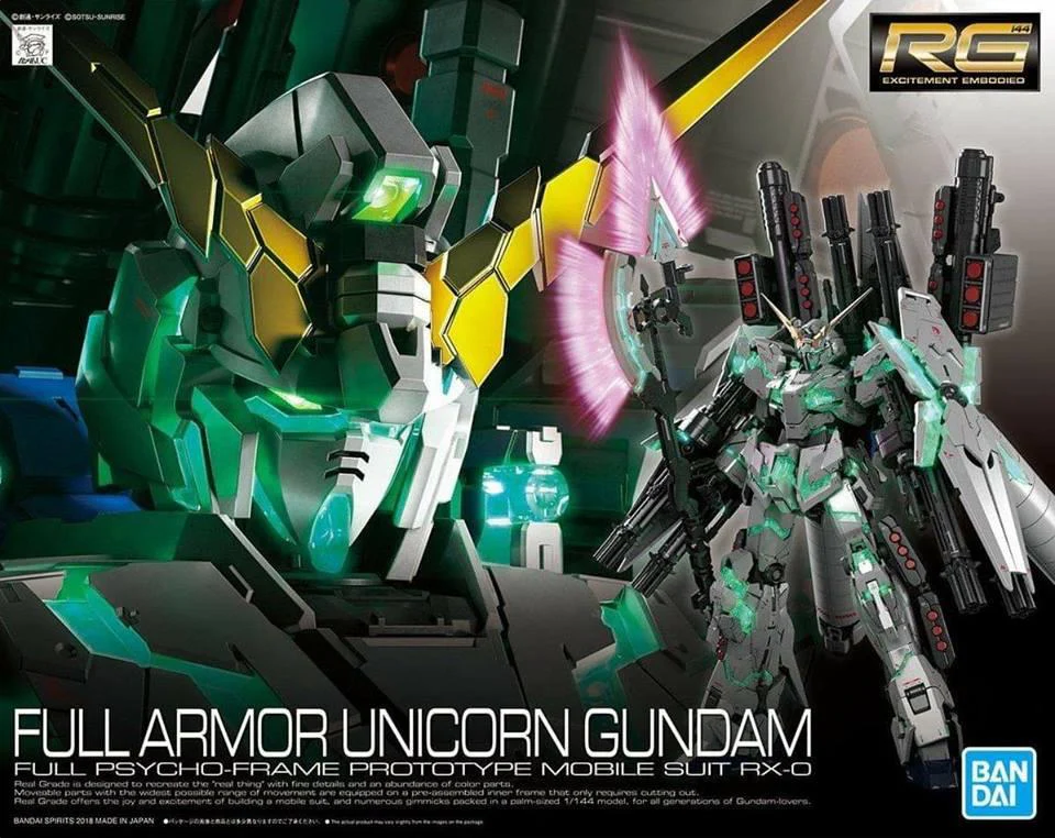 Real Grade (RG) Gunpla Kits - Brazos Valley Hobby & Games