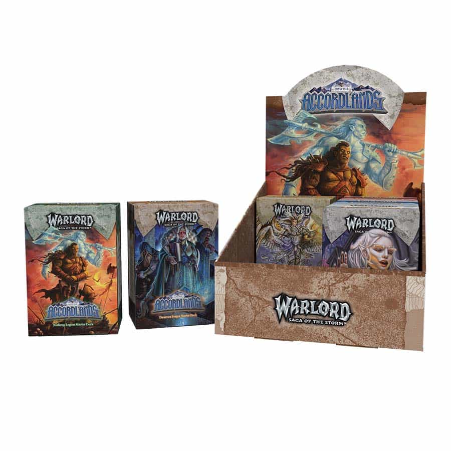 Warlord: Saga of the Storm - Into the Accordlands: Starter Decks - Brazos Valley Hobby & Games