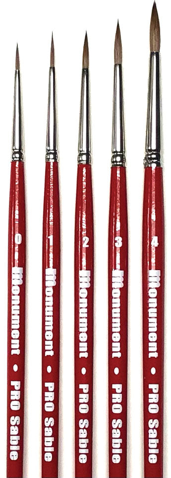 Monument Hobbies PRO Paintbrush Sets - Brazos Valley Hobby & Games