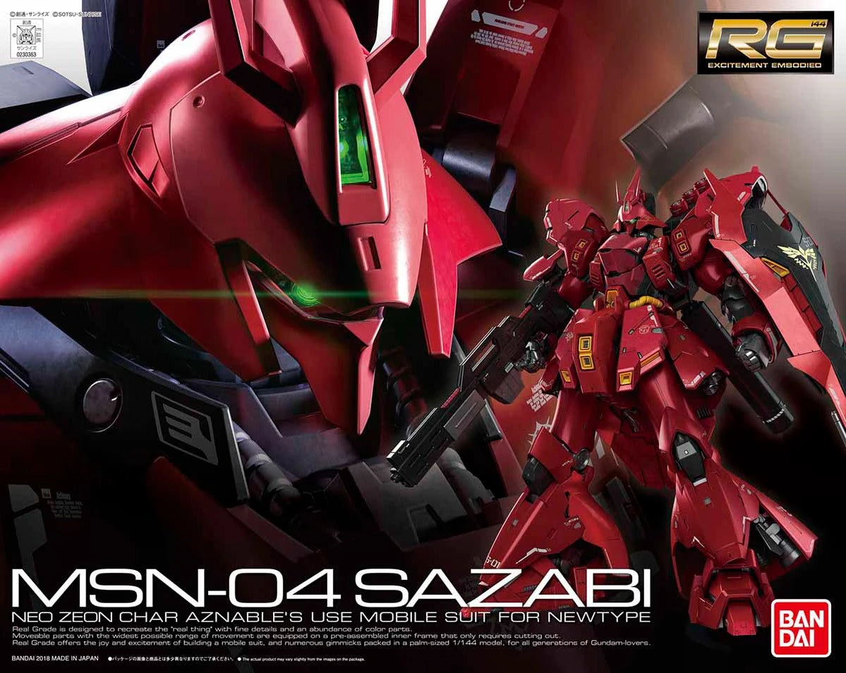 Real Grade (RG) Gunpla Kits