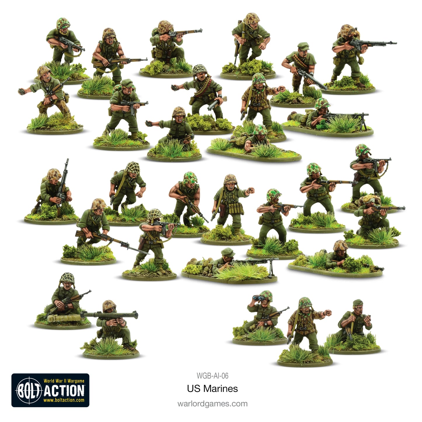 US Marines mini figure set.