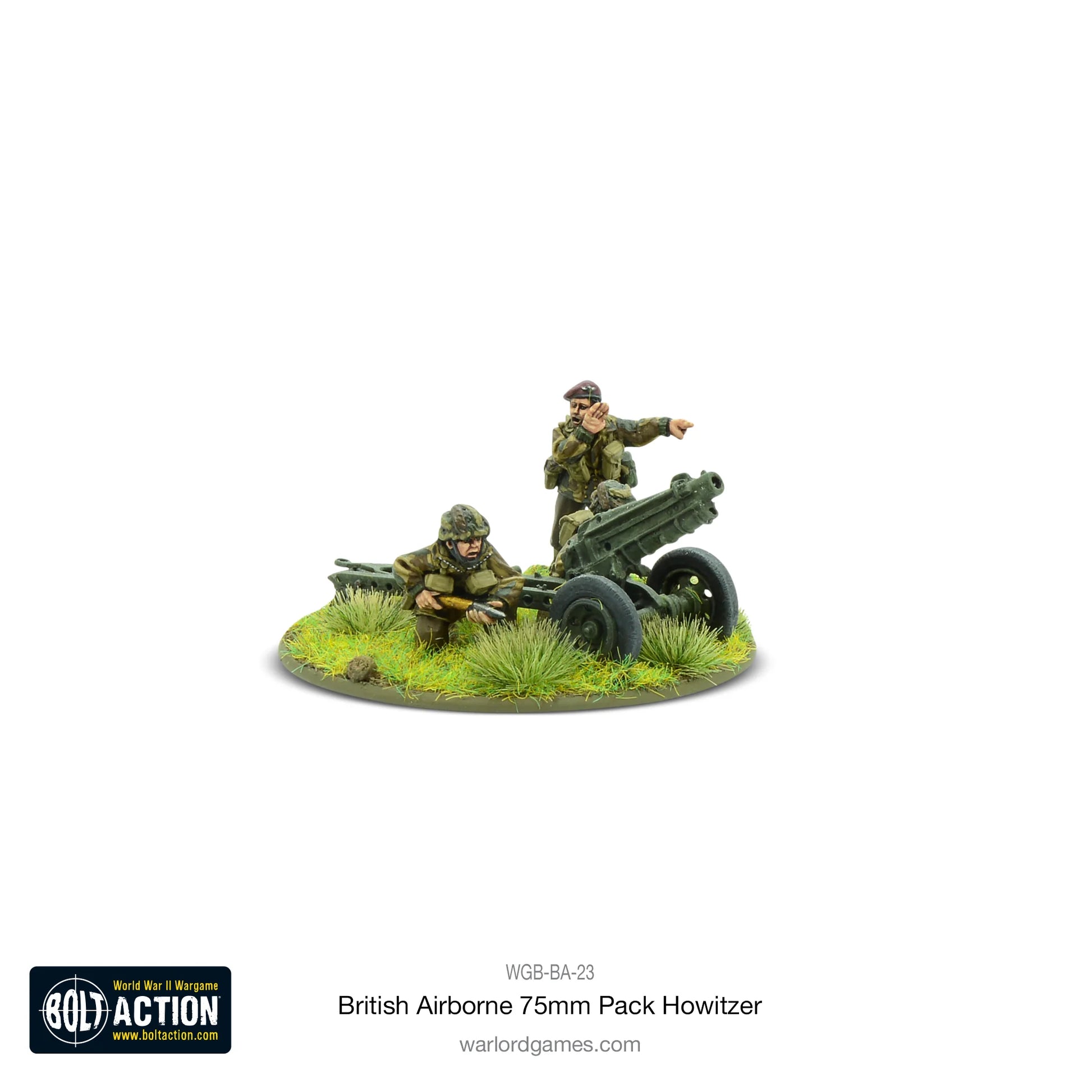 Bolt Action: British Para 75mm Pack Howitzer & Crew - Brazos Valley Hobby & Games