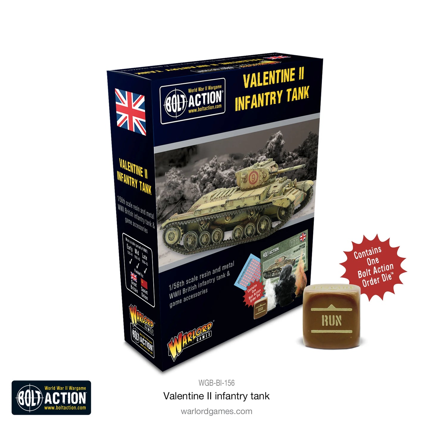 Bolt Action: Valentine II Infantry Tank - Brazos Valley Hobby & Games