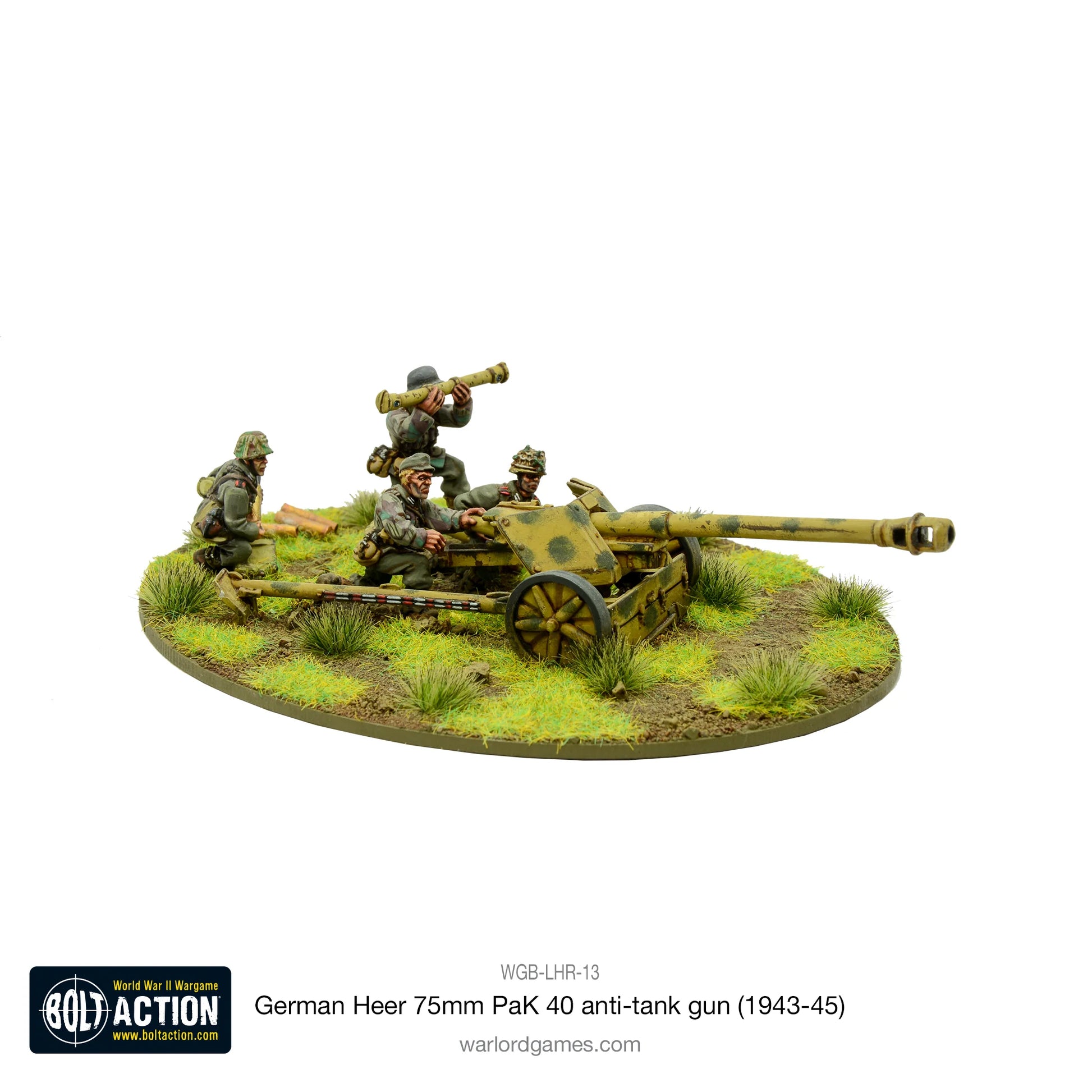 Bolt Action: German Heer PaK 40 Anti-Tank Gun - Brazos Valley Hobby & Games