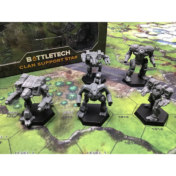 BattleTech: Clan Support Star Miniatures Pack - Brazos Valley Hobby & Games