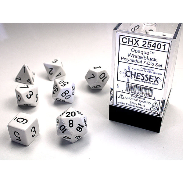 Chessex Opaque Series 7-Die Sets