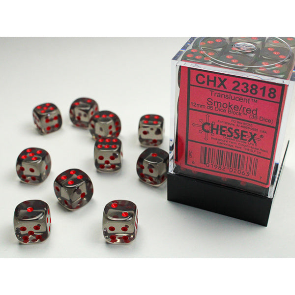 Chessex Translucent Series D6 Dice Sets - Brazos Valley Hobby & Games
