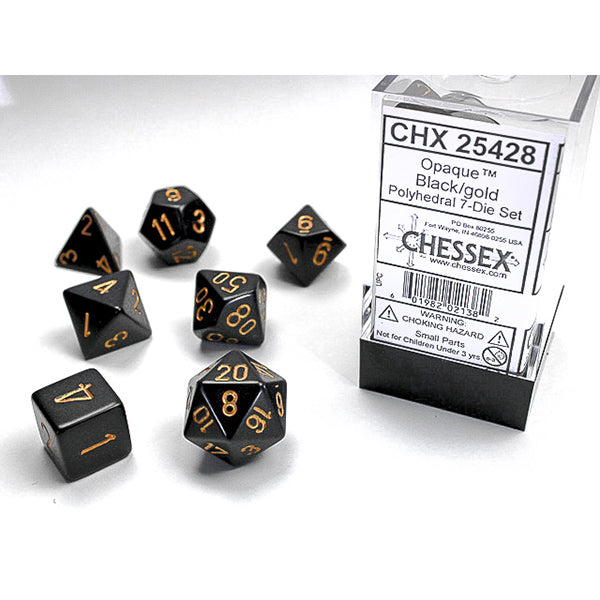 Chessex Opaque Series 7-Die Sets