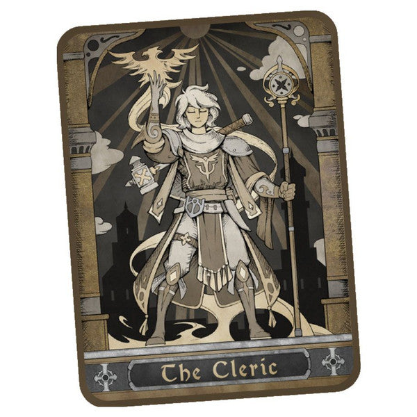 The Cleric resin dice set. 