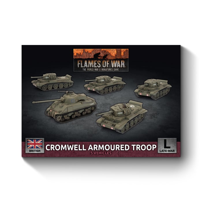 Flames of War - Cromwell Armoured Troop - Brazos Valley Hobby & Games