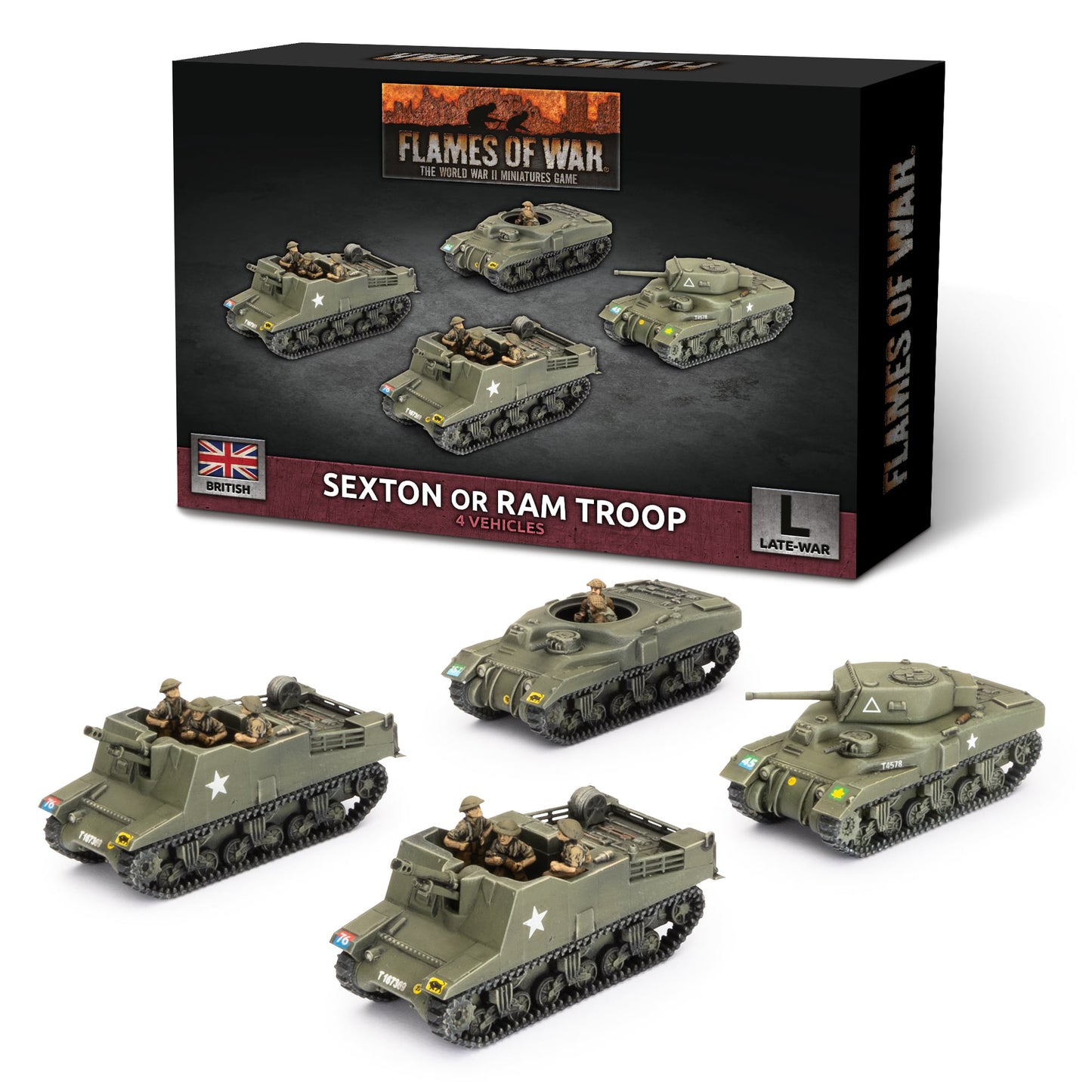 Flames of War - Sexton or Ram Troop - Brazos Valley Hobby & Games