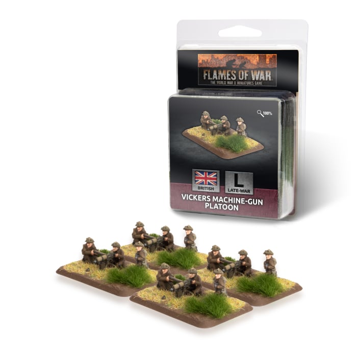 Flames of War - Vickers MMG Platoon - Brazos Valley Hobby & Games