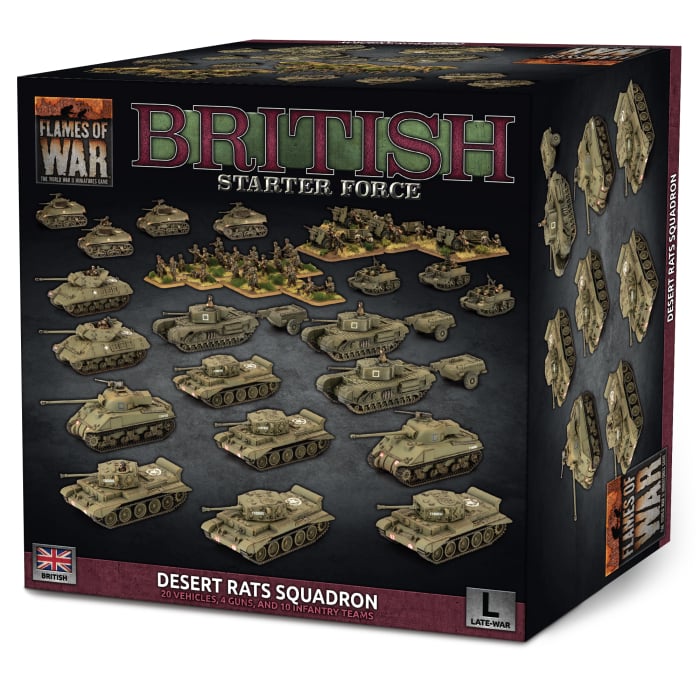 Flames of War - British Starter Force: Desert Rats Squadron - Brazos Valley Hobby & Games
