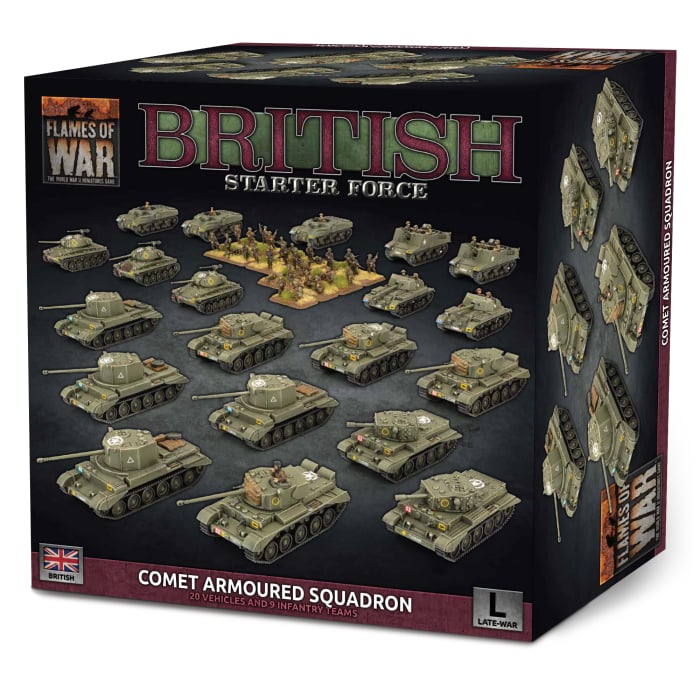 Flames of War - British Starter Force: Comet Armoured Squadron - Brazos Valley Hobby & Games