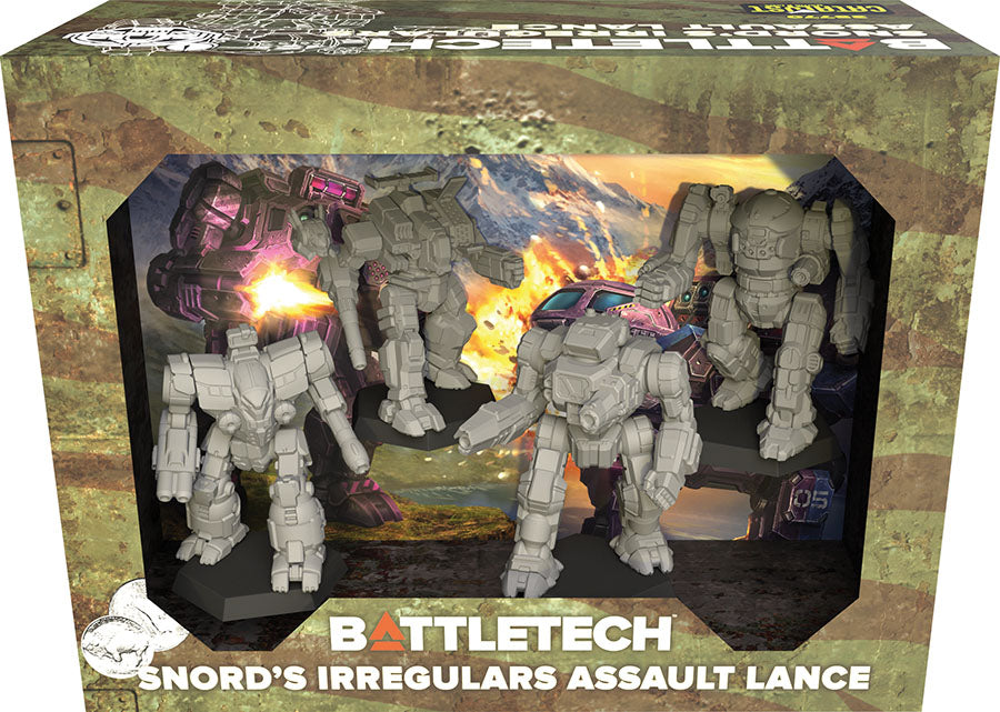 BattleTech: Miniature Forcepack - Snord's Irregulars Assault Lance - Brazos Valley Hobby & Games