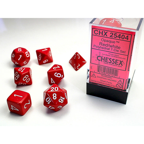 Chessex Opaque Series 7-Die Sets