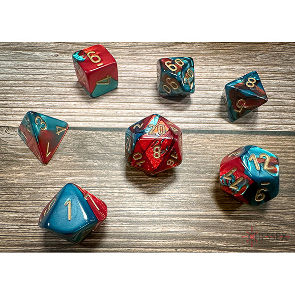 Chessex Gemini Series Polyhedral Dice Sets - Brazos Valley Hobby & Games