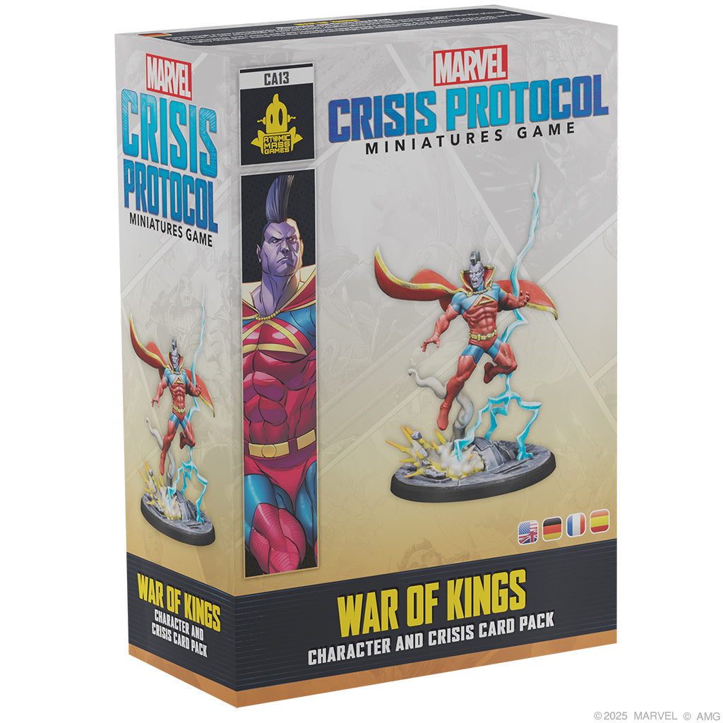 Marvel: Crisis Protocol - War of Kings Character and Crisis Card Pack - Brazos Valley Hobby & Games