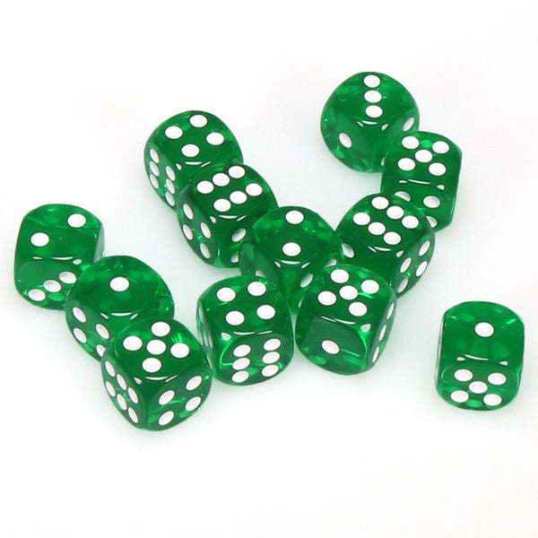 Chessex Translucent Series D6 Dice Sets - Brazos Valley Hobby & Games