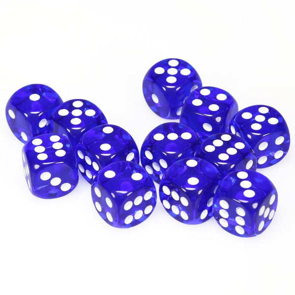 Chessex Translucent Series D6 Dice Sets - Brazos Valley Hobby & Games