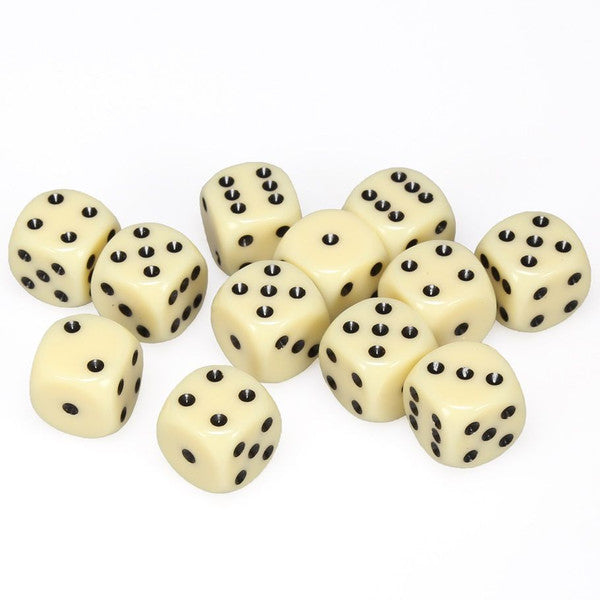 Chessex Opaque Series D6 Dice Sets - Brazos Valley Hobby & Games
