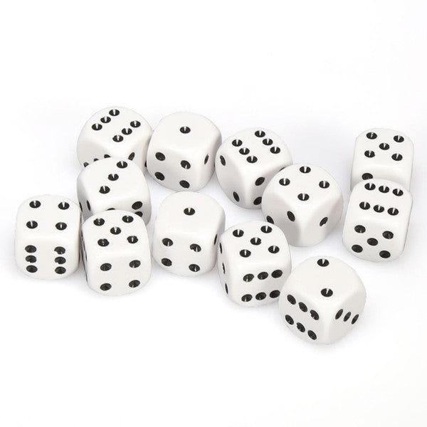 Chessex Opaque Series D6 Dice Sets - Brazos Valley Hobby & Games
