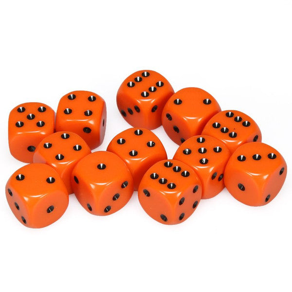 Chessex Opaque Series D6 Dice Sets - Brazos Valley Hobby & Games