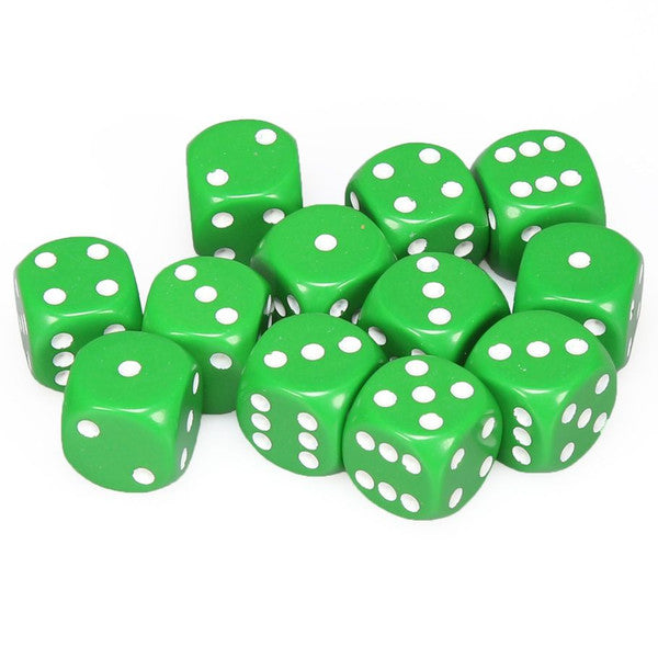 Chessex Opaque Series D6 Dice Sets - Brazos Valley Hobby & Games