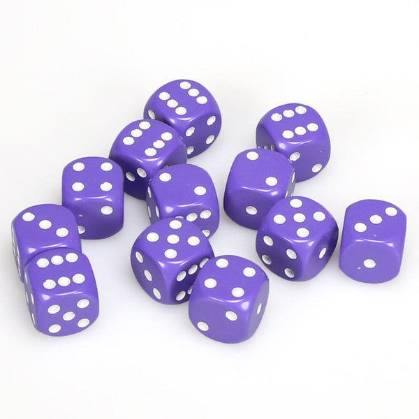 Chessex Opaque Series D6 Dice Sets - Brazos Valley Hobby & Games