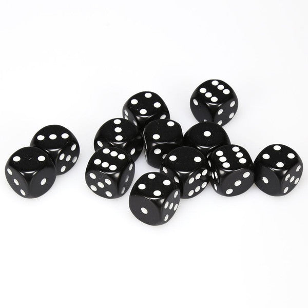 Chessex Opaque Series D6 Dice Sets - Brazos Valley Hobby & Games