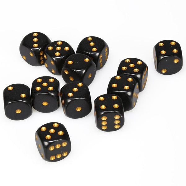 Chessex Opaque Series D6 Dice Sets - Brazos Valley Hobby & Games